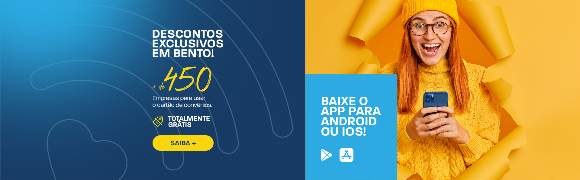 Slider Conveniados Baixe o APP